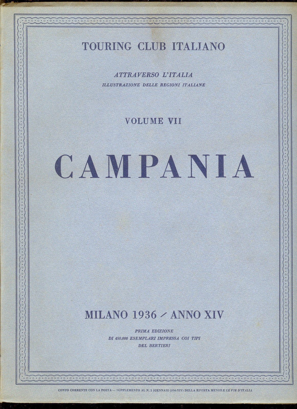 ATTRAVERSO L'ITALIA - CAMPANIA - 1936