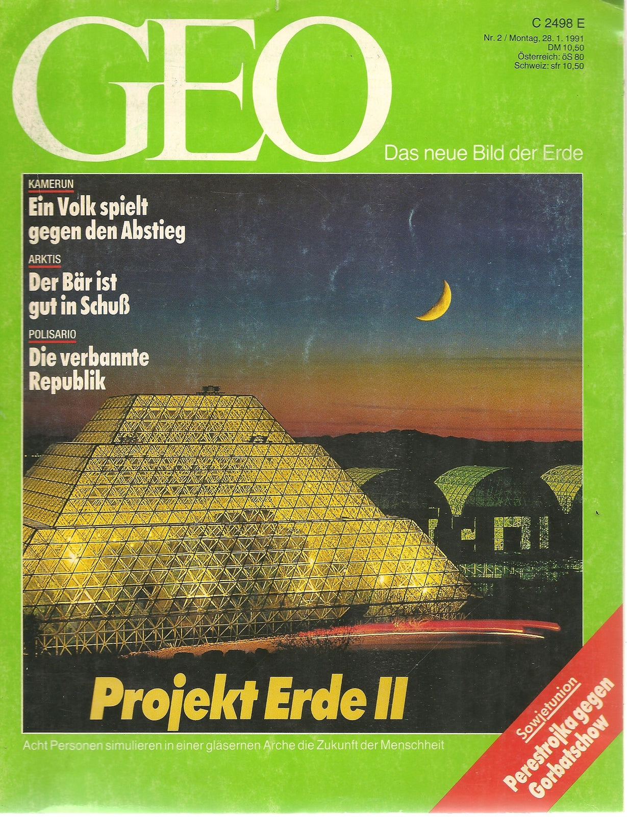 GEO - 28 GENNAIO 1991 GERMAN TEXT