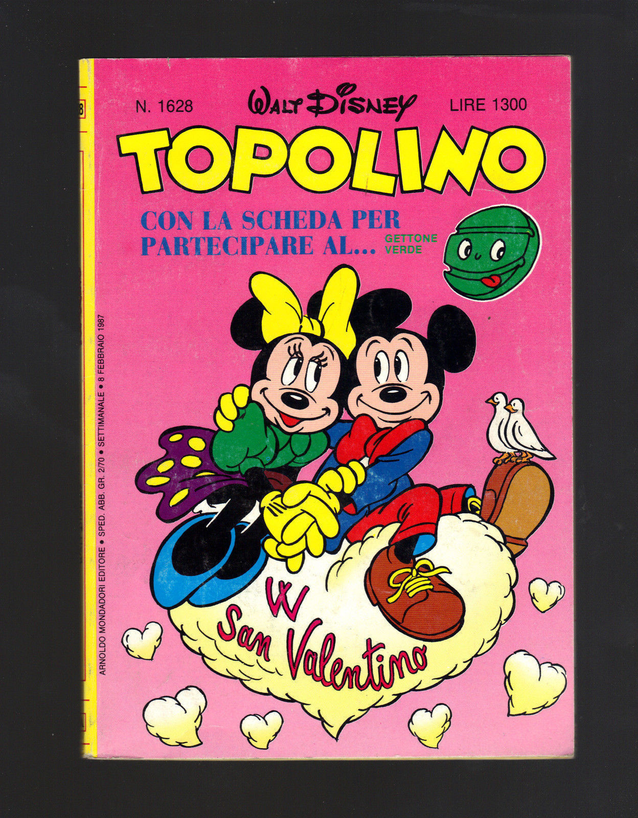 TOPOLINO N° 1628 - 8 FEBBRAIO 1987
