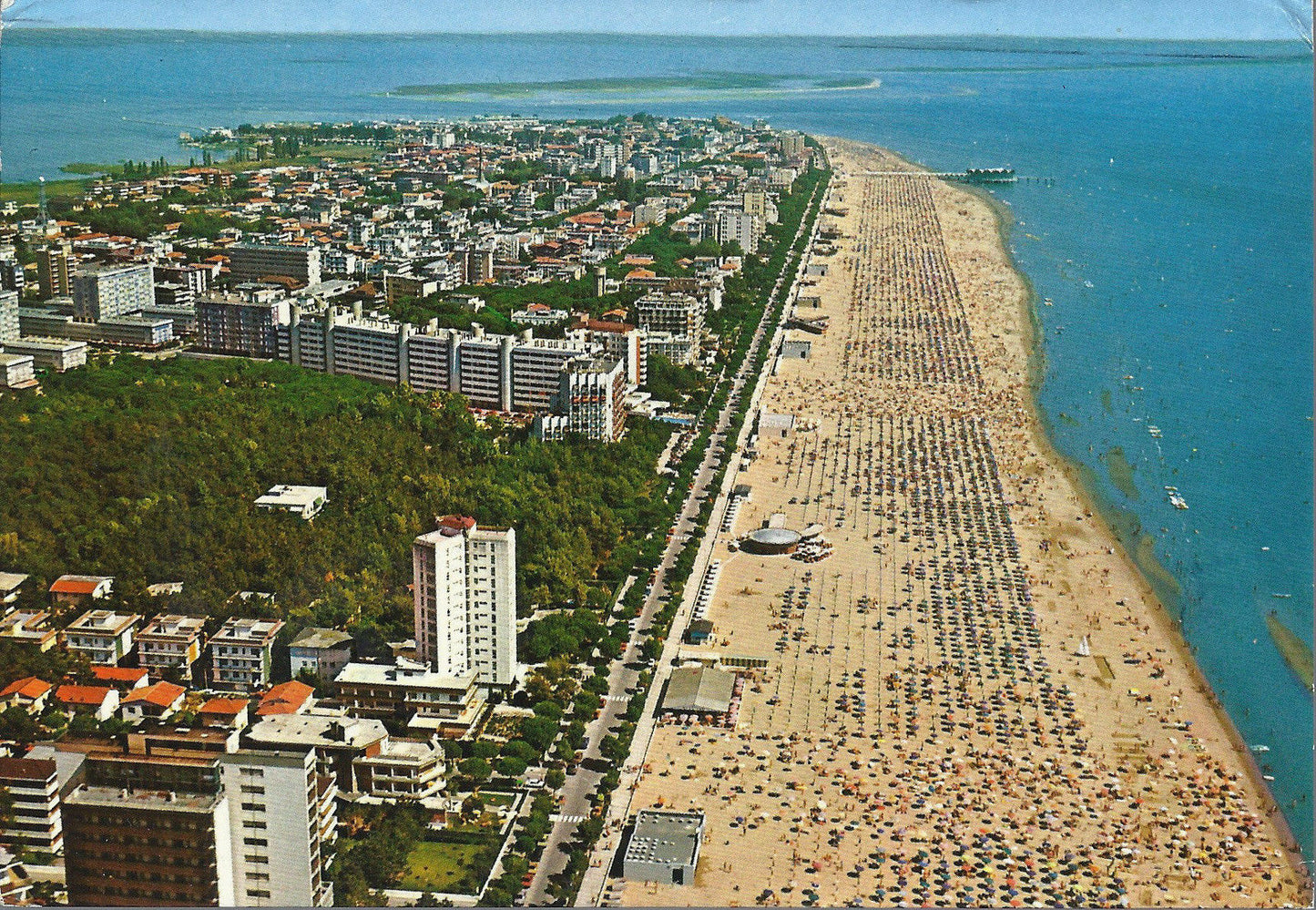 LIGNANO - PANORAMA DALL'AEREO - V1980