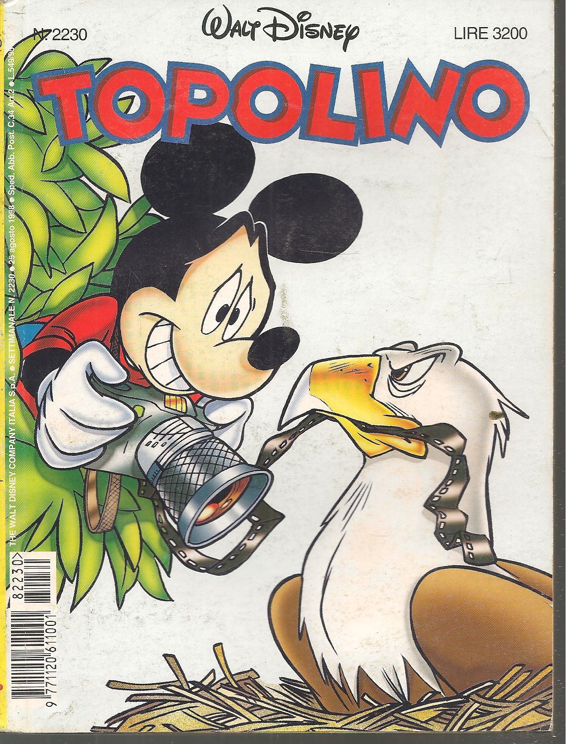 TOPOLINO N. 2230 - 25 AGOSTO 1998