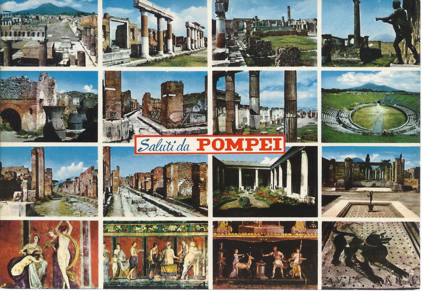 POMPEI - SALUTI - 16 VEDUTINE - NV