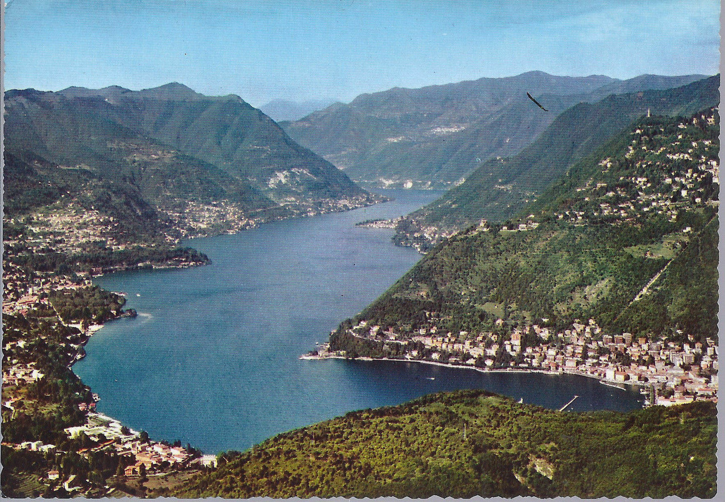 LAGO DI COMO - VEDUTA AEREA DI COMO E DINTORNI - NV - FG