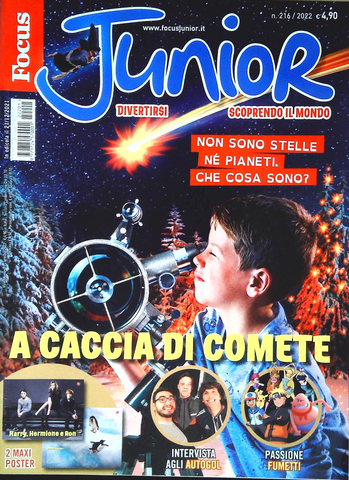 FOCUS JUNIOR N. 216 - A CACCIA DI COMETE - OUTLET DEL LIBRO