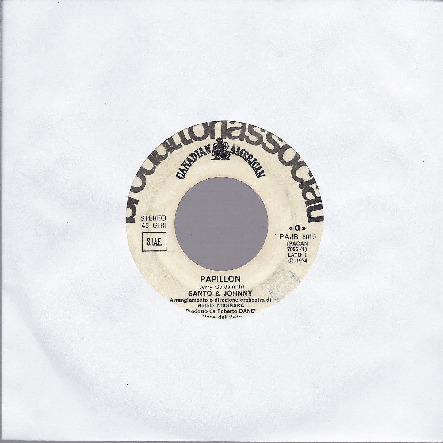 PAPILLON # SANTO & JOHNNY -- LA MAZURKA DI PERIFERIA # Orch. CASADEI - Juke Box