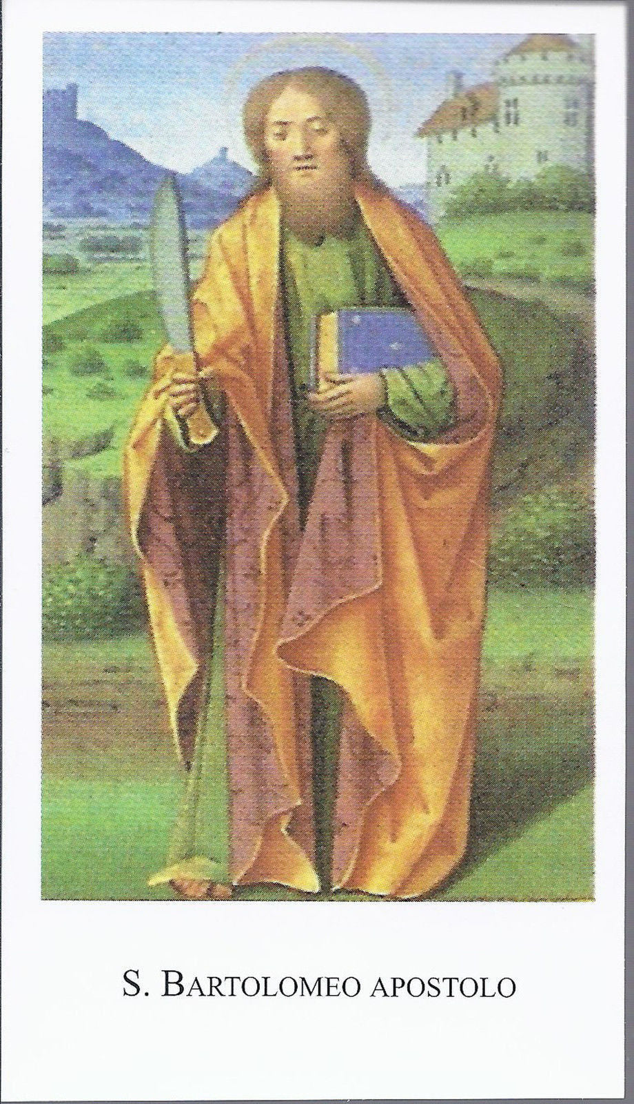 S. BARTOLOMEO APOSTOLO - SANTINO - AS014-063 - Ed. Paco