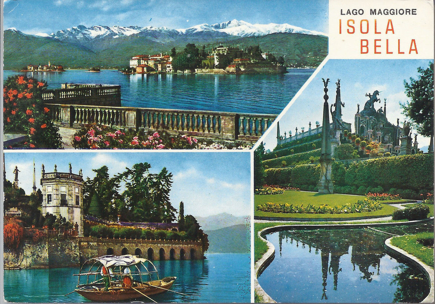ISOLA BELLA - LAGO MAGGIORE - 3 VEDUTE - NV - FG