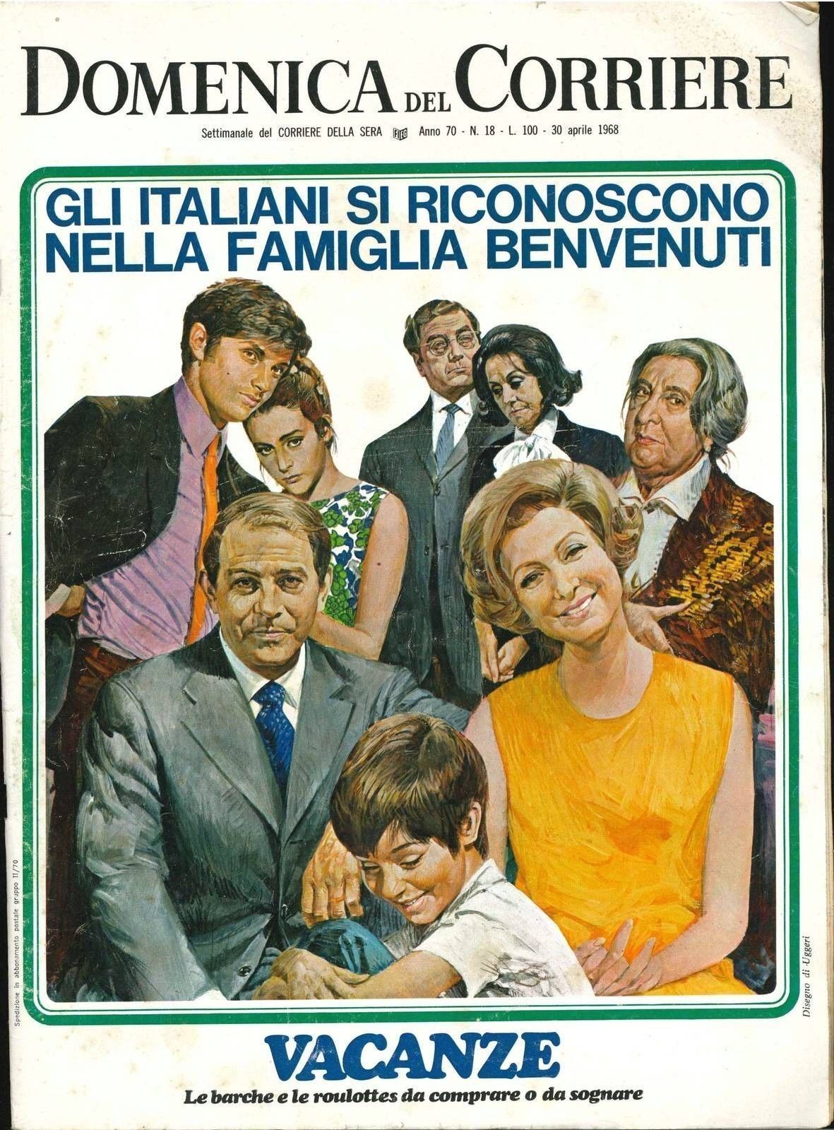DOMENICA DEL CORRIERE N 18 - 30 APRILE 1968 - ILLUSTRATORE UGGERI