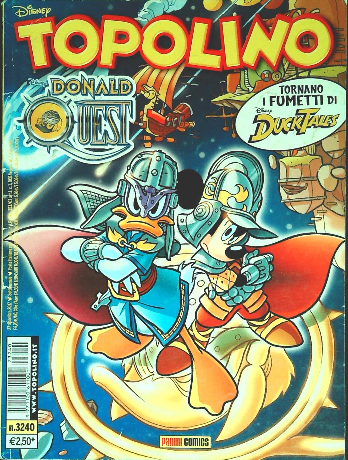 TOPOLINO N. 3240 - 27 DICEMBRE 2007