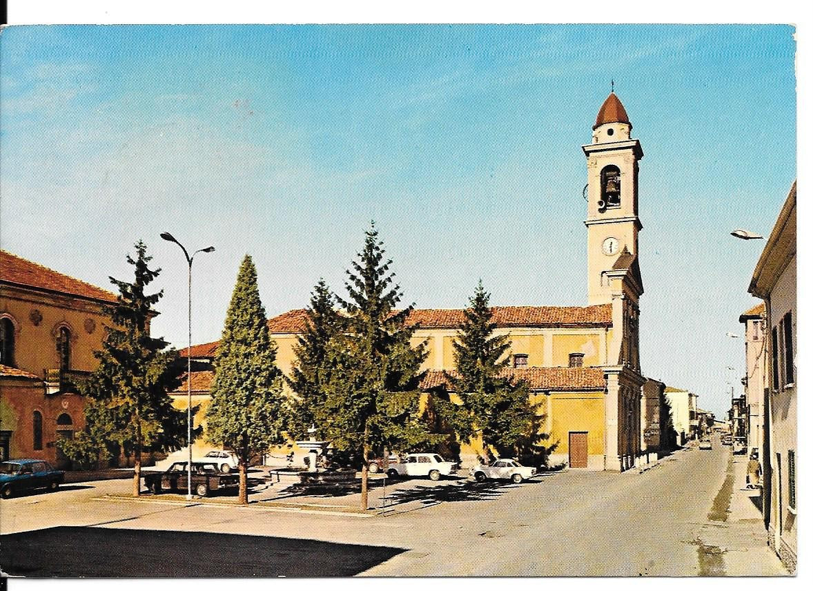 LUNGAVILLA - PIAZZA DEL MUNICIPIO - V1975 - FG