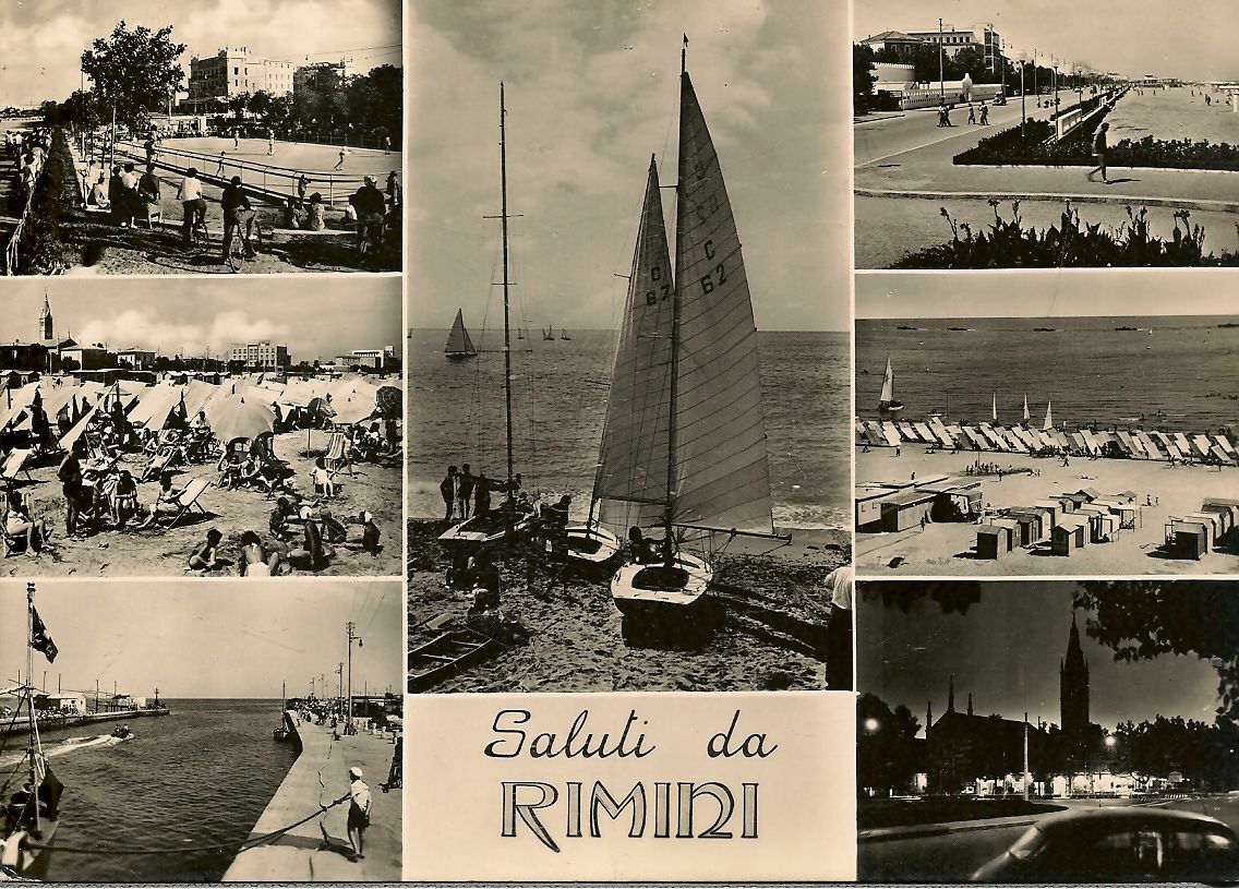SALUTI DA RIMINI - ETTE VEDUTE - V1954