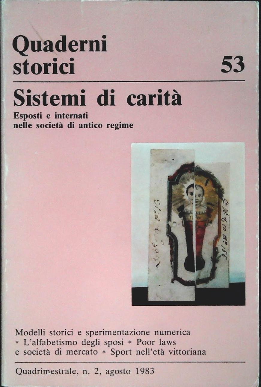 SISTEMI DI CARITA' - QUADERNI STORICI N. 53