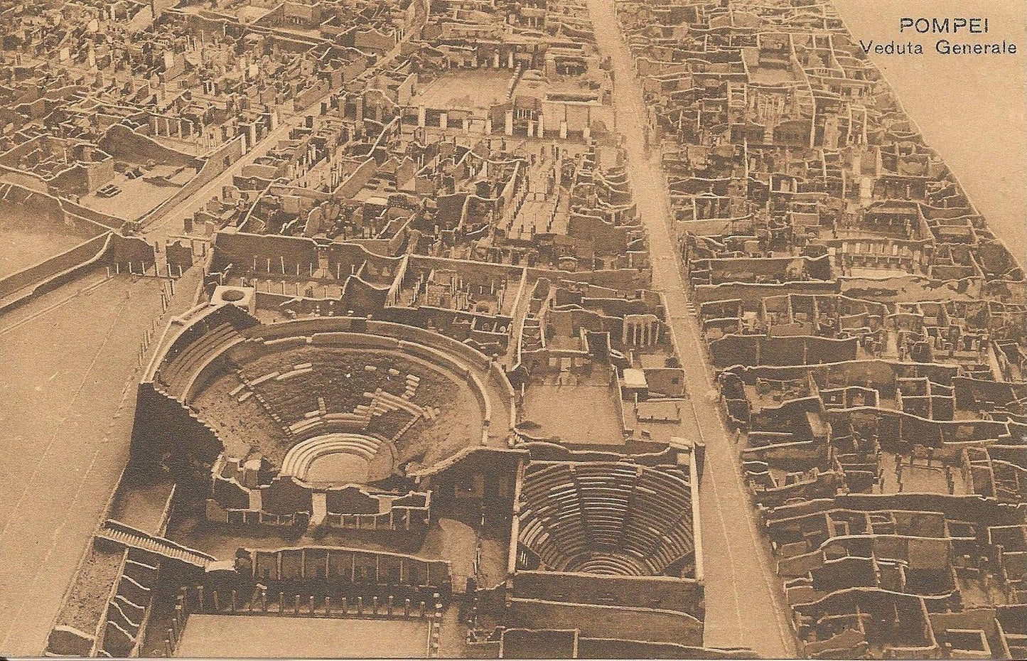 POMPEI - VEDUTA GENERALE - NV