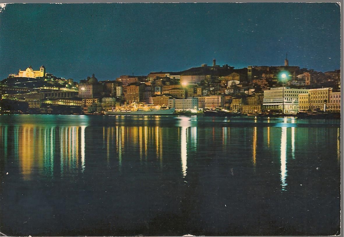 ANCONA - IL PORTO - NOTTURNO - V1972