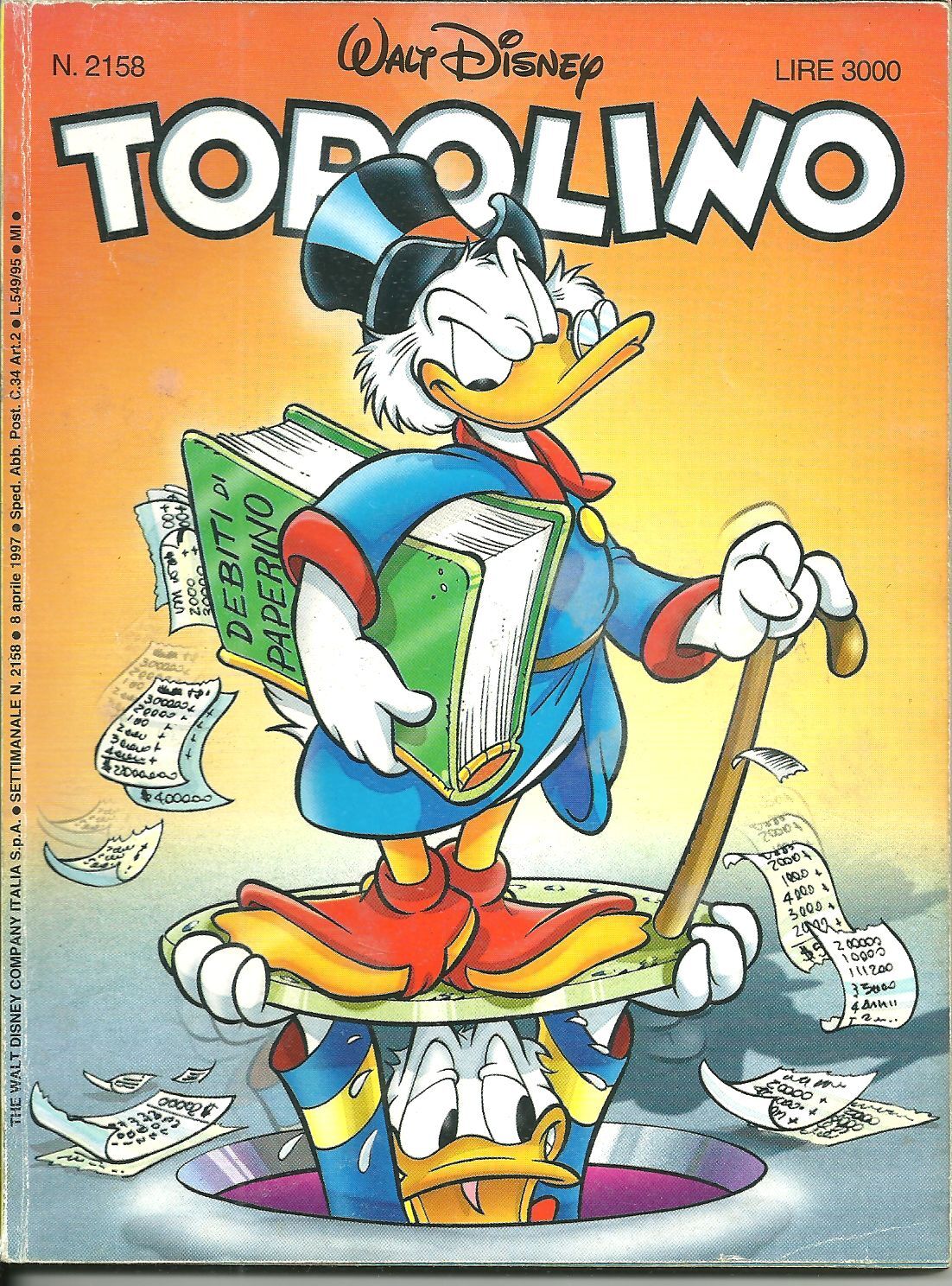 TOPOLINO N. 2158 - 8 APRILE 1997