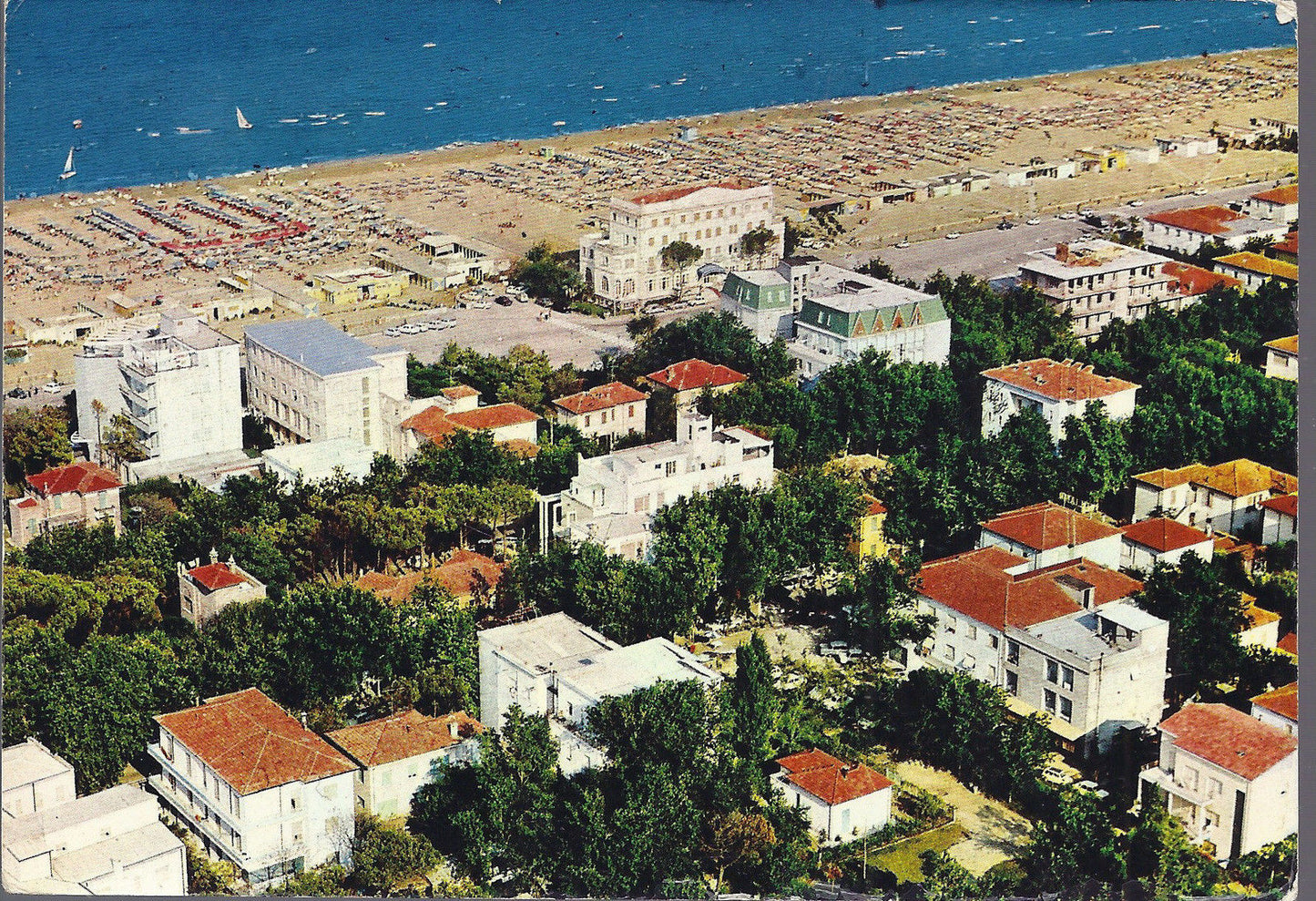 CERVIA - PANORAMA E SPIAGGIA - V 1965 - FG