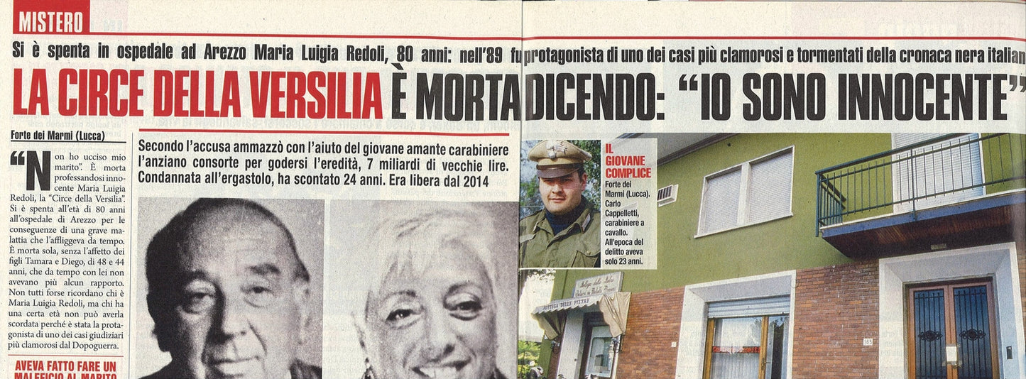LA CIRCE DELLA VERSILIA - CLIPPING-RITAGLI DI GIORNALE