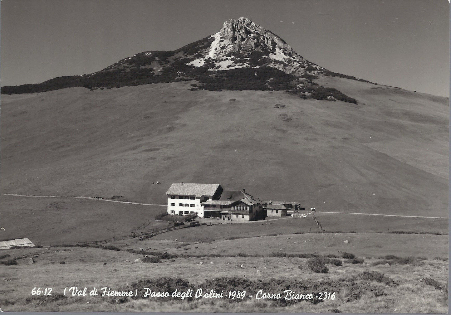 PASSO DI OCLINI - CORNO BIANCO - VAL DI FIEMME - NV