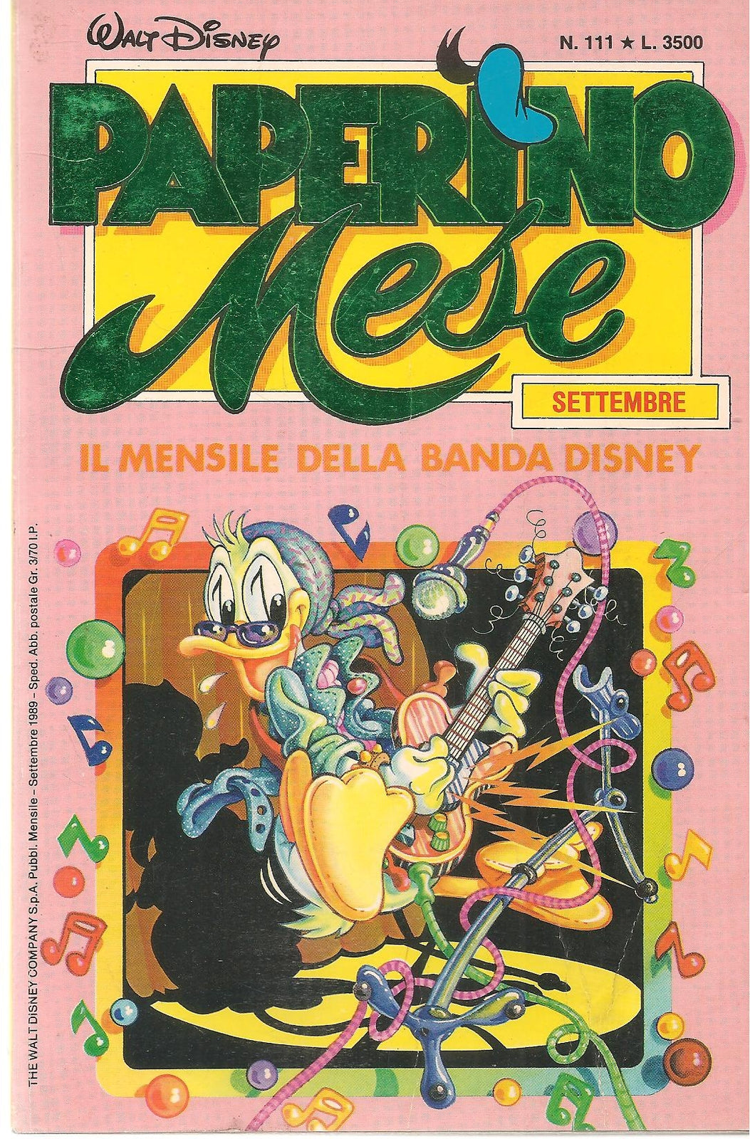 PAPERINO MESE N. 111 - SETTEMBRE 1989