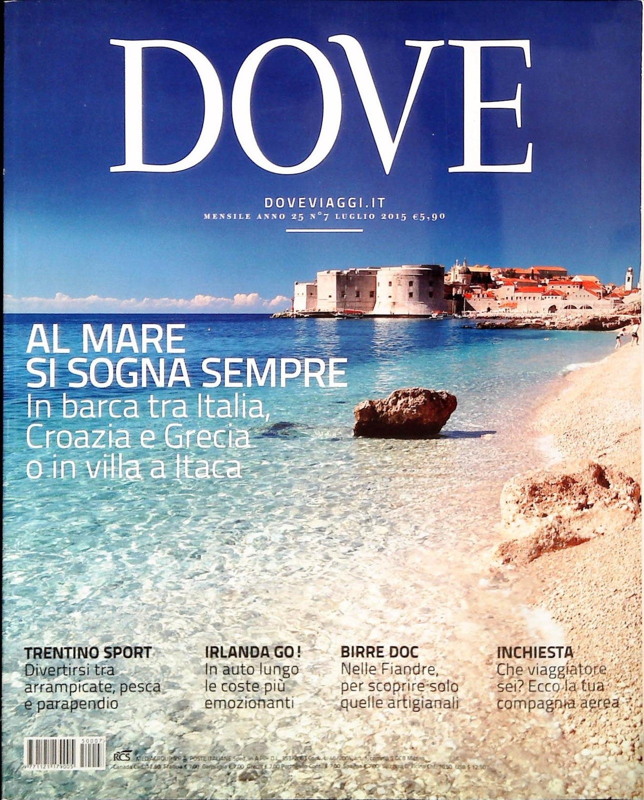 DOVE - LUGLIO 2015 -TRENTINO IRLANDA BIRRE FIANDRE - OUTLET DEL LIBRO