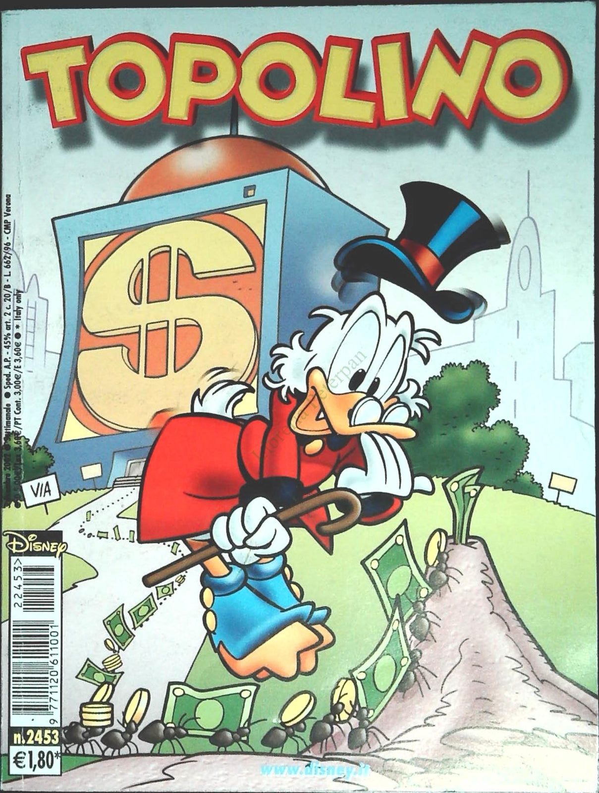 TOPOLINO N. 2453 - 3 DICEMBRE 2002