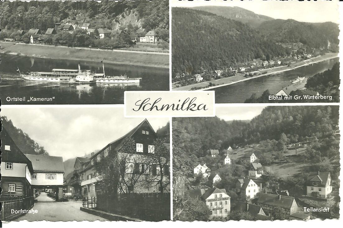 SCHMILKA - 4 VEDUTE - VIAGGIATA