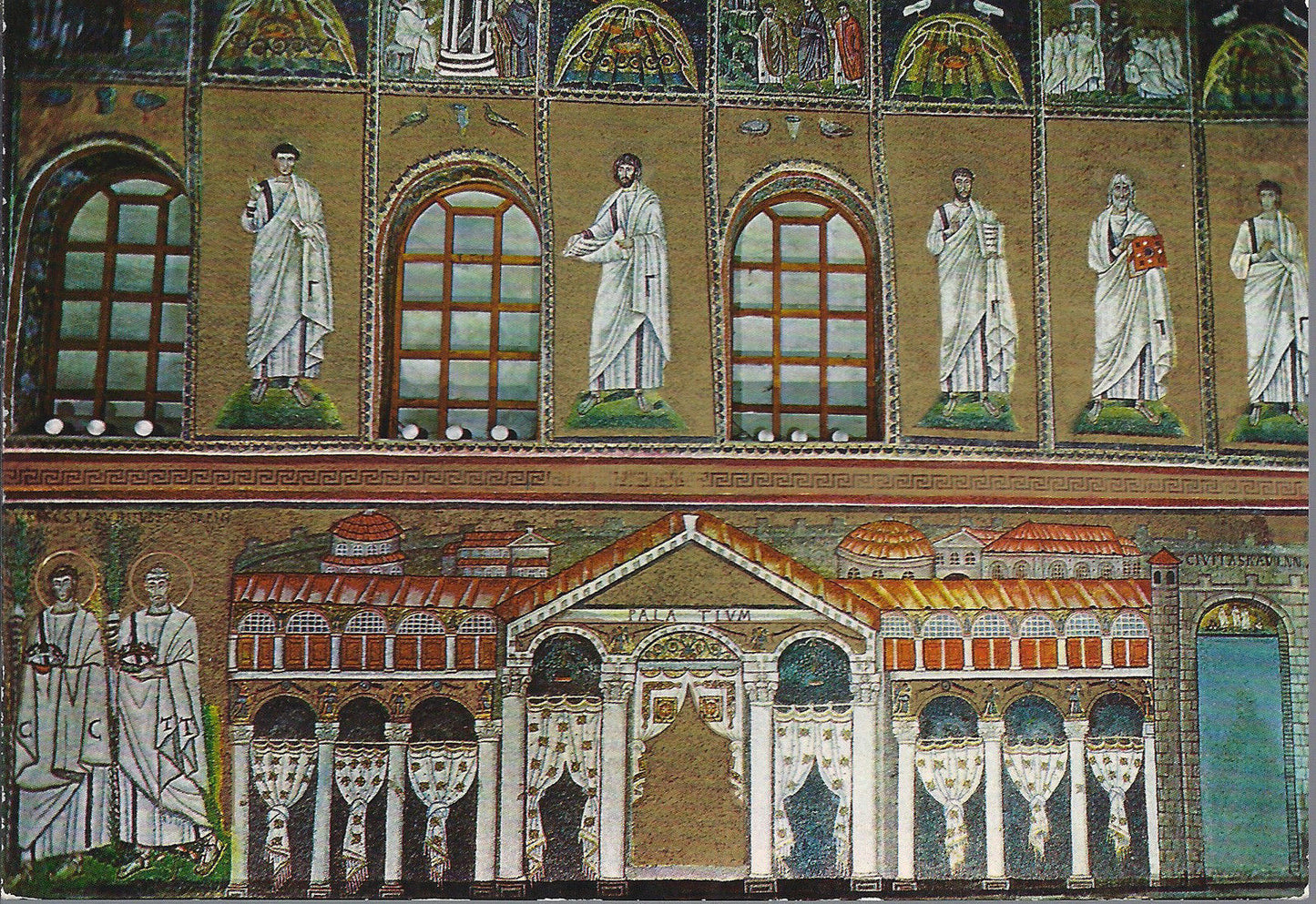 RAVENNA - BASILICA DI S. APOLLINARE NUOVO - PALAZZO DI TEODO