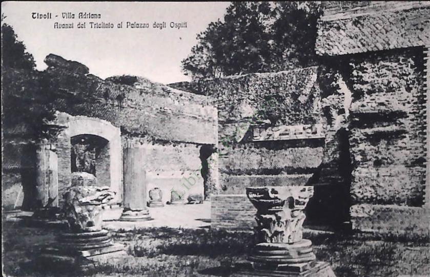 TIVOLI - VOILLA ADRIANA. AVANZI DEL TRICLINIO E PALAZZO DEGLI OSPITI - NV
