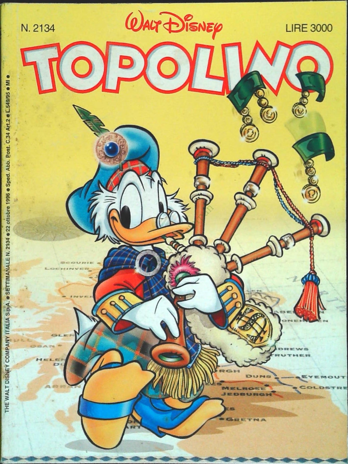 TOPOLINO N. 2134 - 22 OTTOBRE 1996