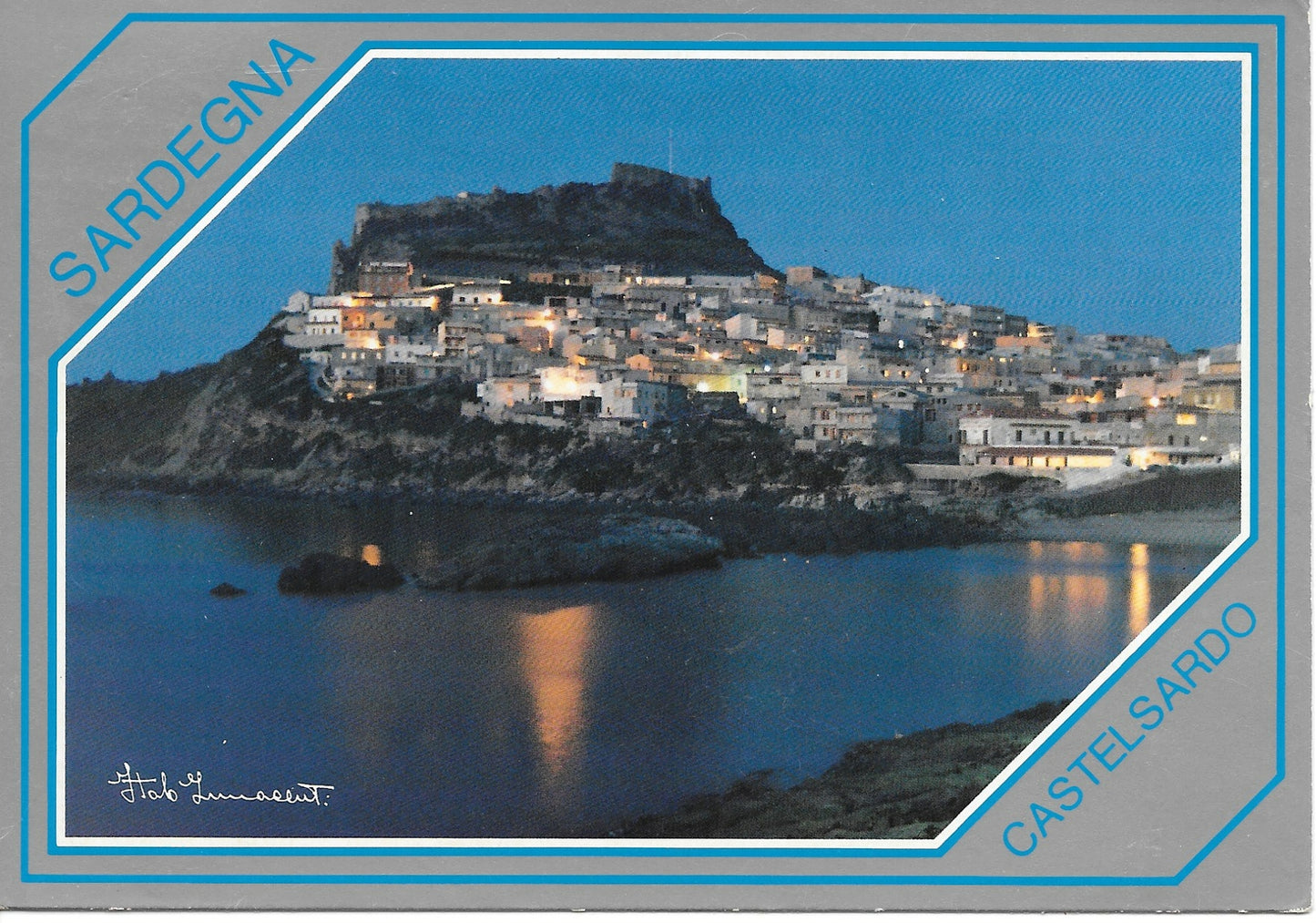 CASTELSARDO - PANORAMA NOTTURNO - 2001