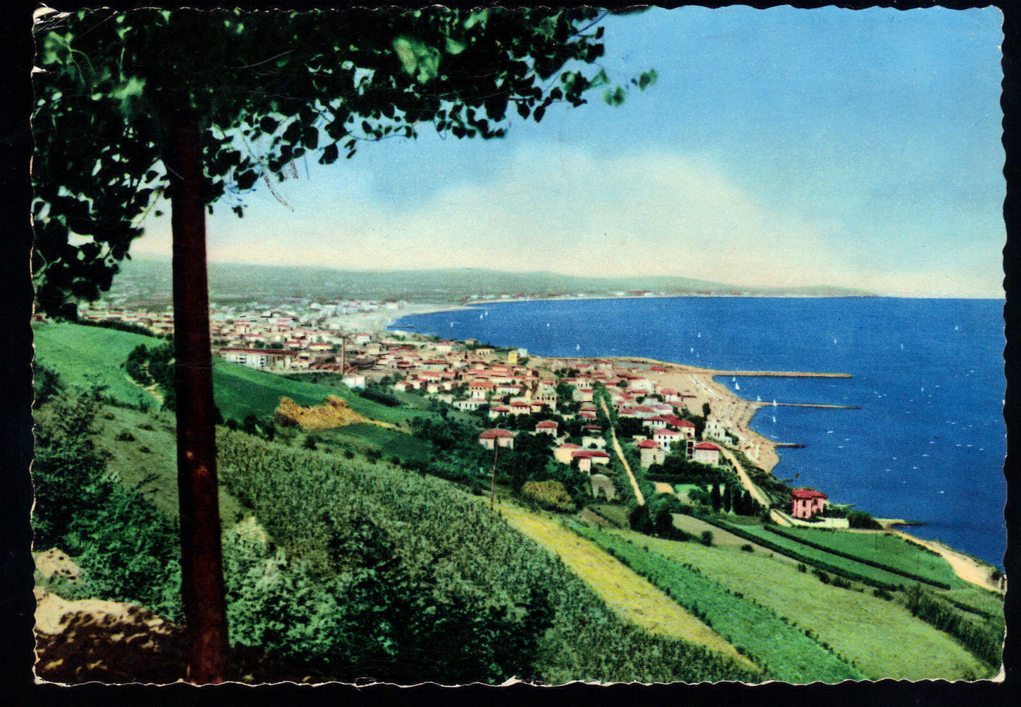 RICCIONE - VISTA DALL'EDEN ROCK - V1958
