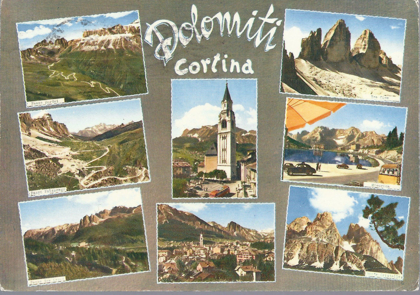 CORTINA D'AMPEZZO - DOLOMITI - VEDUTE VARIE - V 1963 -