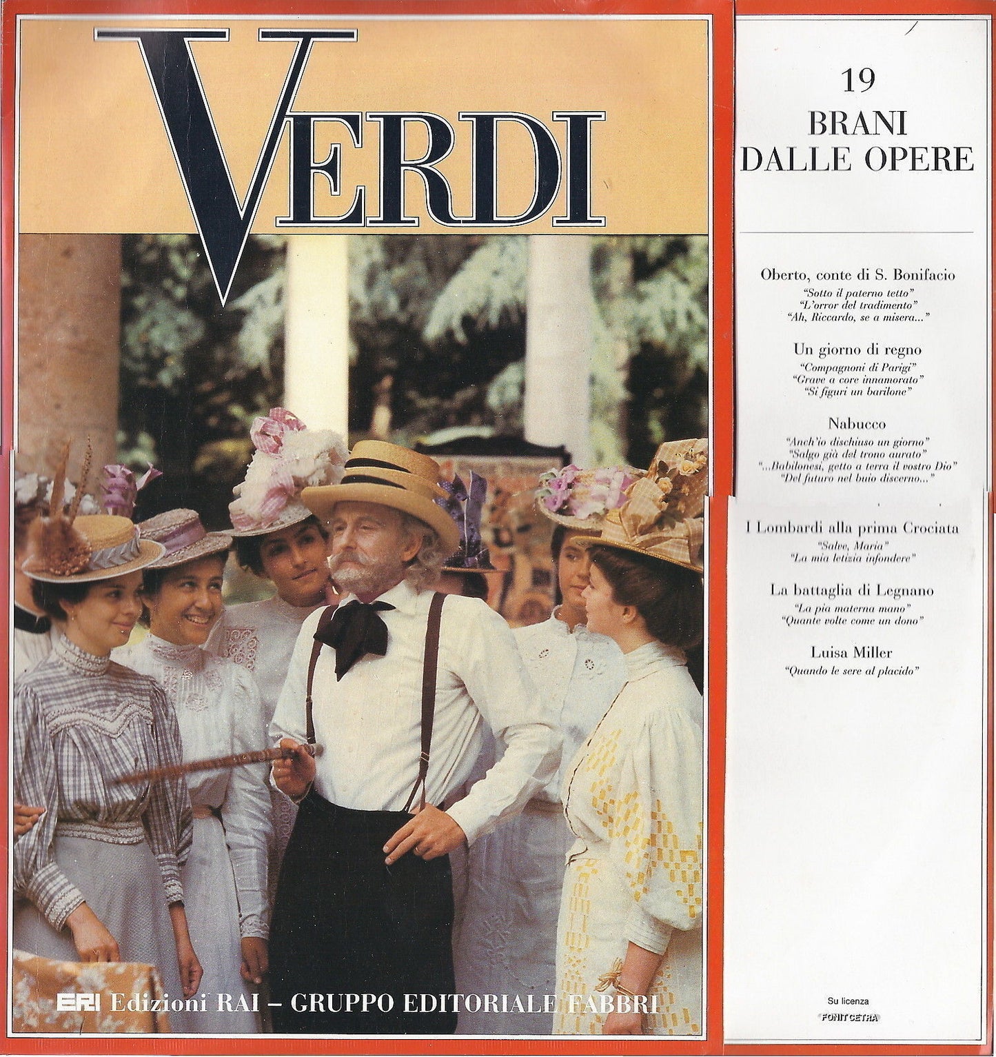 VERDI N° 19 - BRANI DALLE OPERE # EDIZIONI RAI - FABBRI