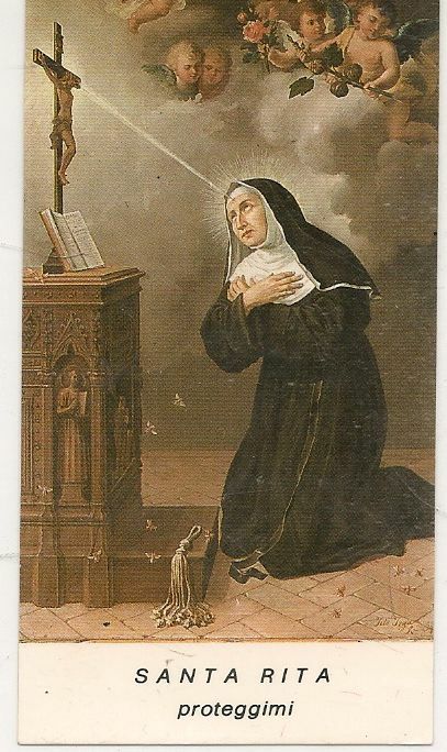 SANTA RITA - HOLY CARD