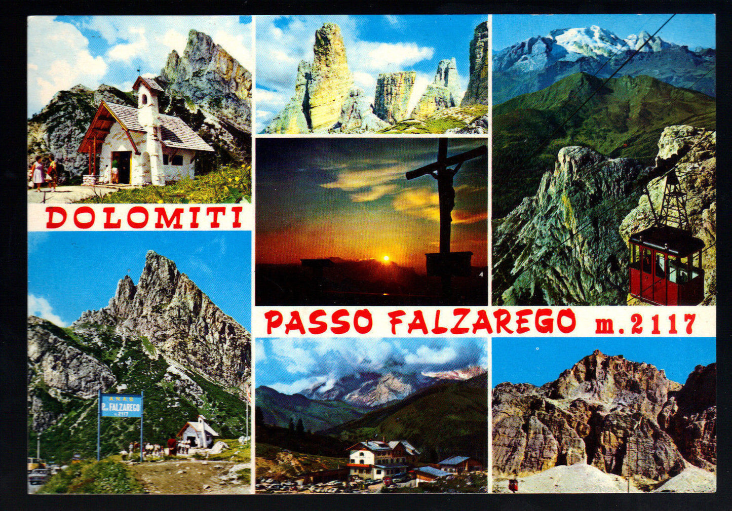 PASSO FALZAREGO - 7 VEDUTINE - V1994