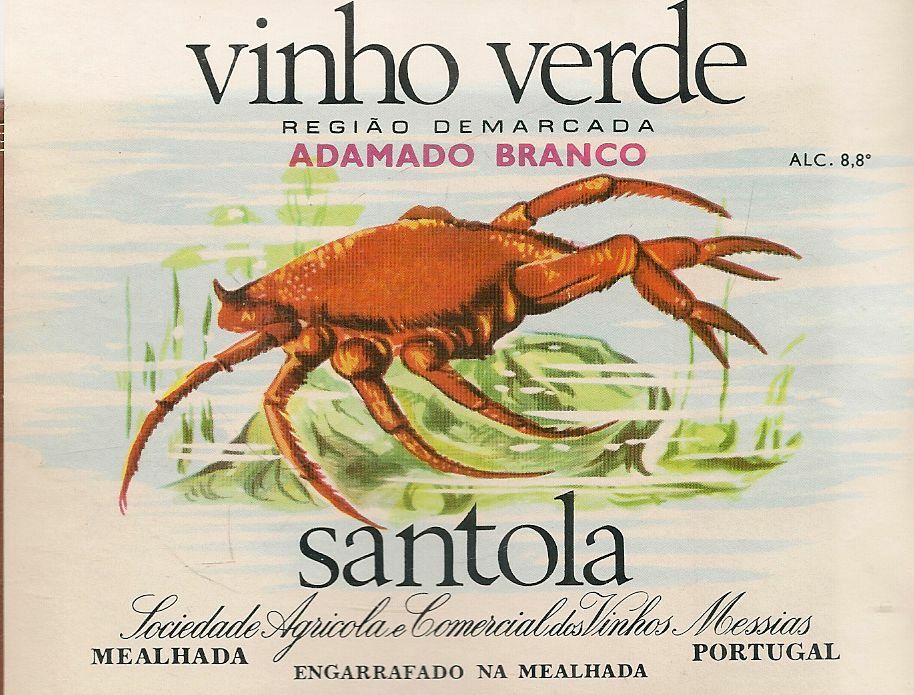 VINHO VERDE SANTOLA ADAMADO BRANCO - ETICHETTA VINO