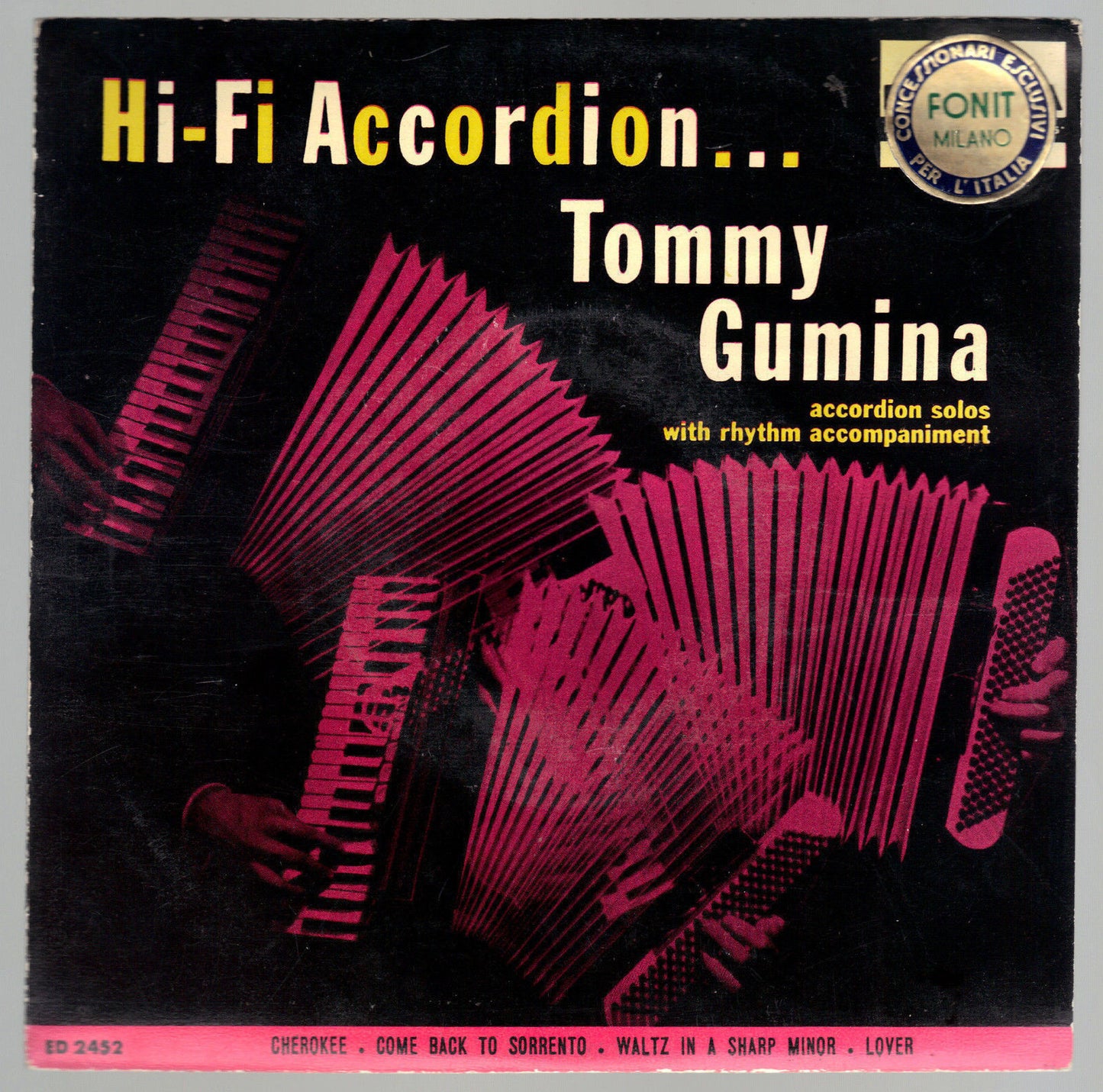 CHEROKEE, COME BACK TO SORRENTO - WALTZ IN A SHARP MINOR, LOVER # TOMMY GUMINA