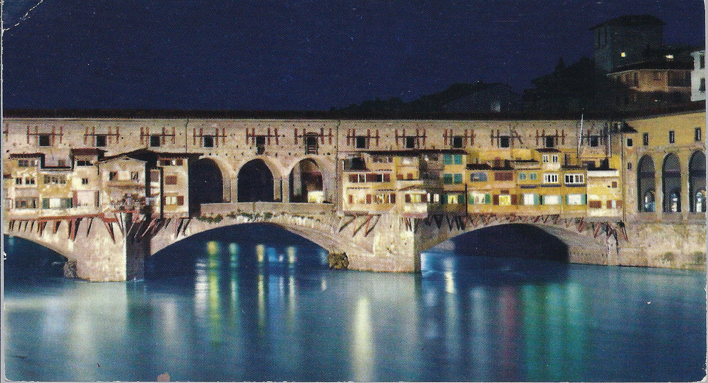 FIRENZE - PONTE VECCHIO (Notturno) - NV - BABYCARD