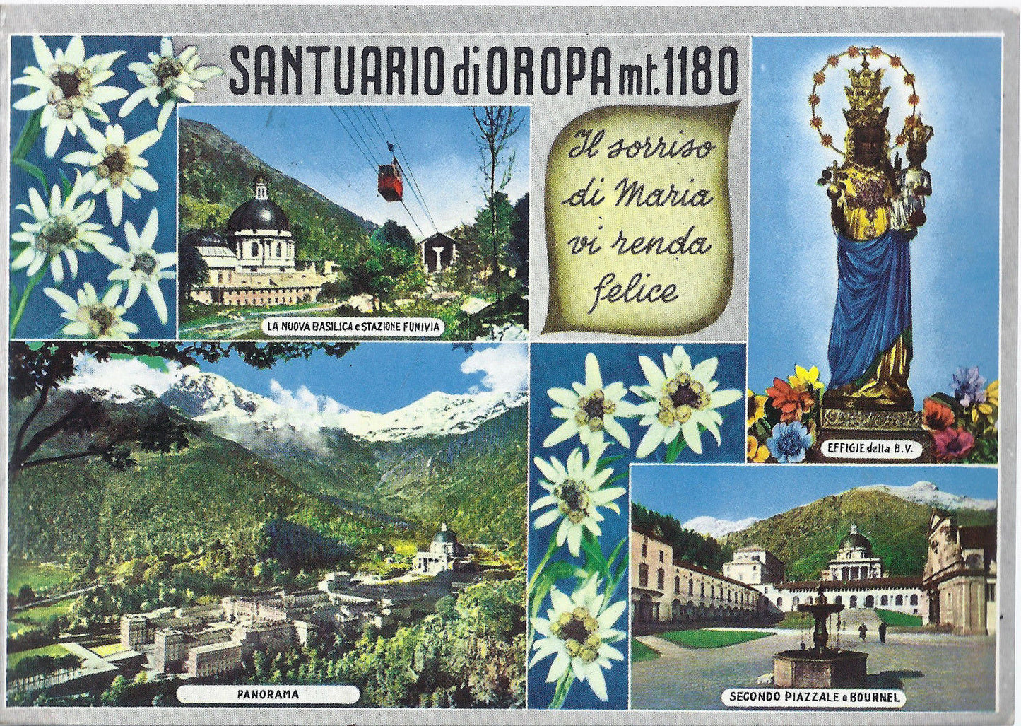 SANTUARIO DI OROPA - VEDUTE VARIE - V 1959 - FG