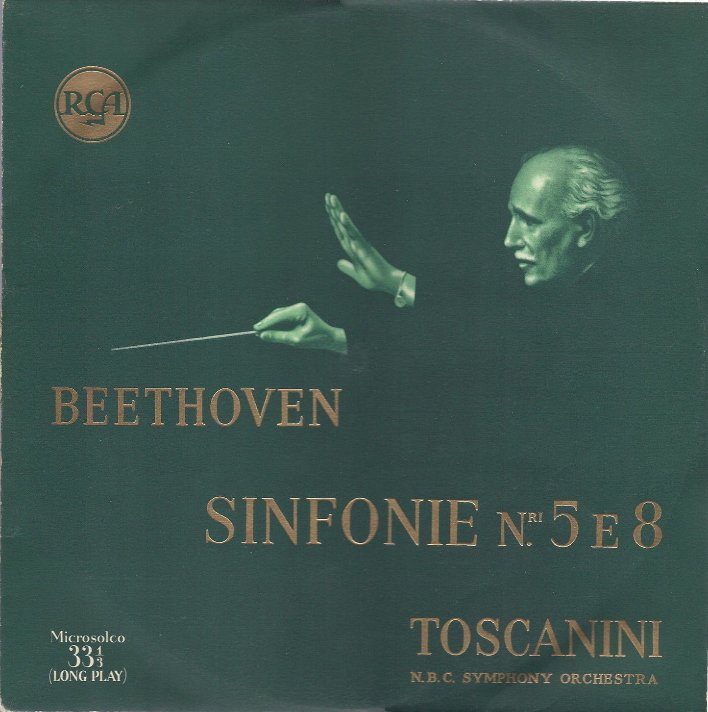 BEETHOVEN - SINFONIE N. 5 Op. 67 e 8 Op. 93 - TOSCANINI - N.B.C. SYMPHONY ORCH.