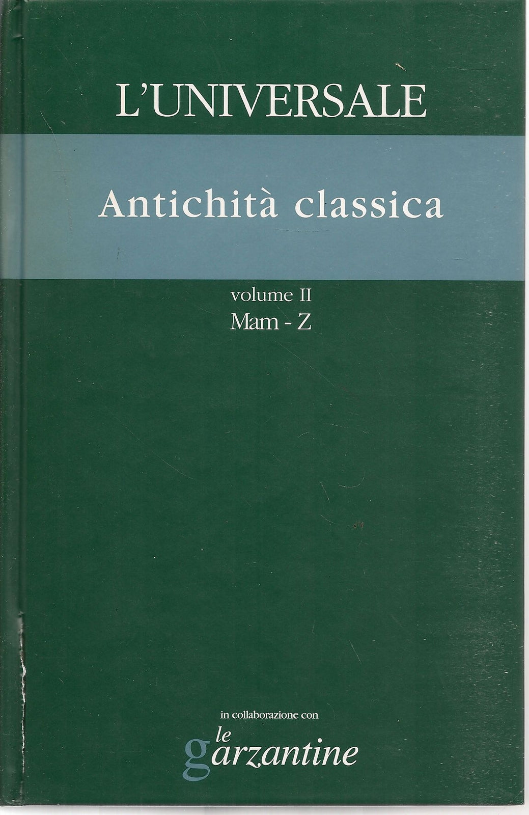 L'UNIVERSALE GRANDE ENCICLOPEDIA TEMATICA VOL. 21 - ANTICHITA CLASSICA 2 - MAM-Z