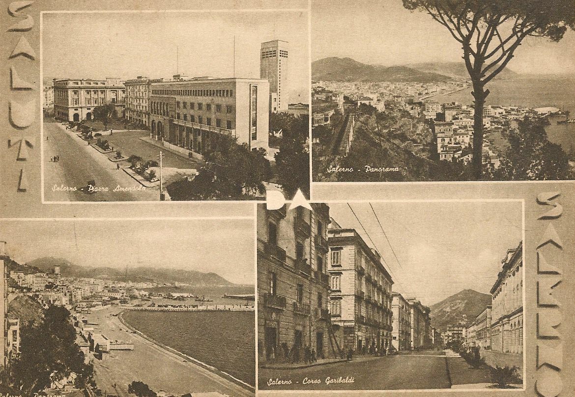 SALUTI DA SALERNO - QUATTRO VEDUTE - NV