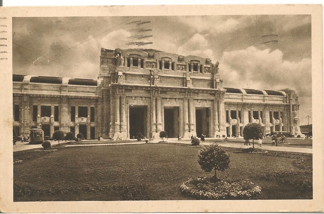 MILANO - LA FACCIATA DELLA NUOVA STAZIONE CENTRALE - V1931