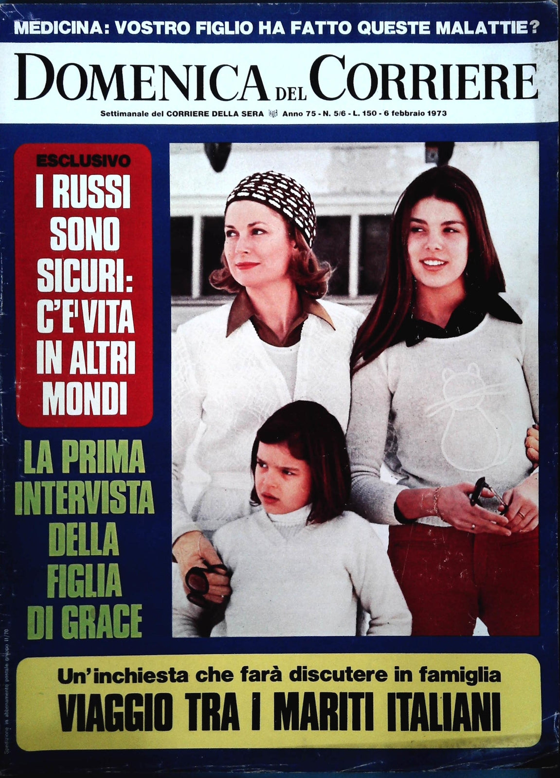 DOMENICA DEL CORRIERE - 6 FEBBRAIO 1973