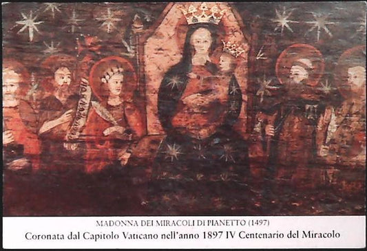MADONNA DEI MIRACOLI DI PAINETTO - HOLY CARD