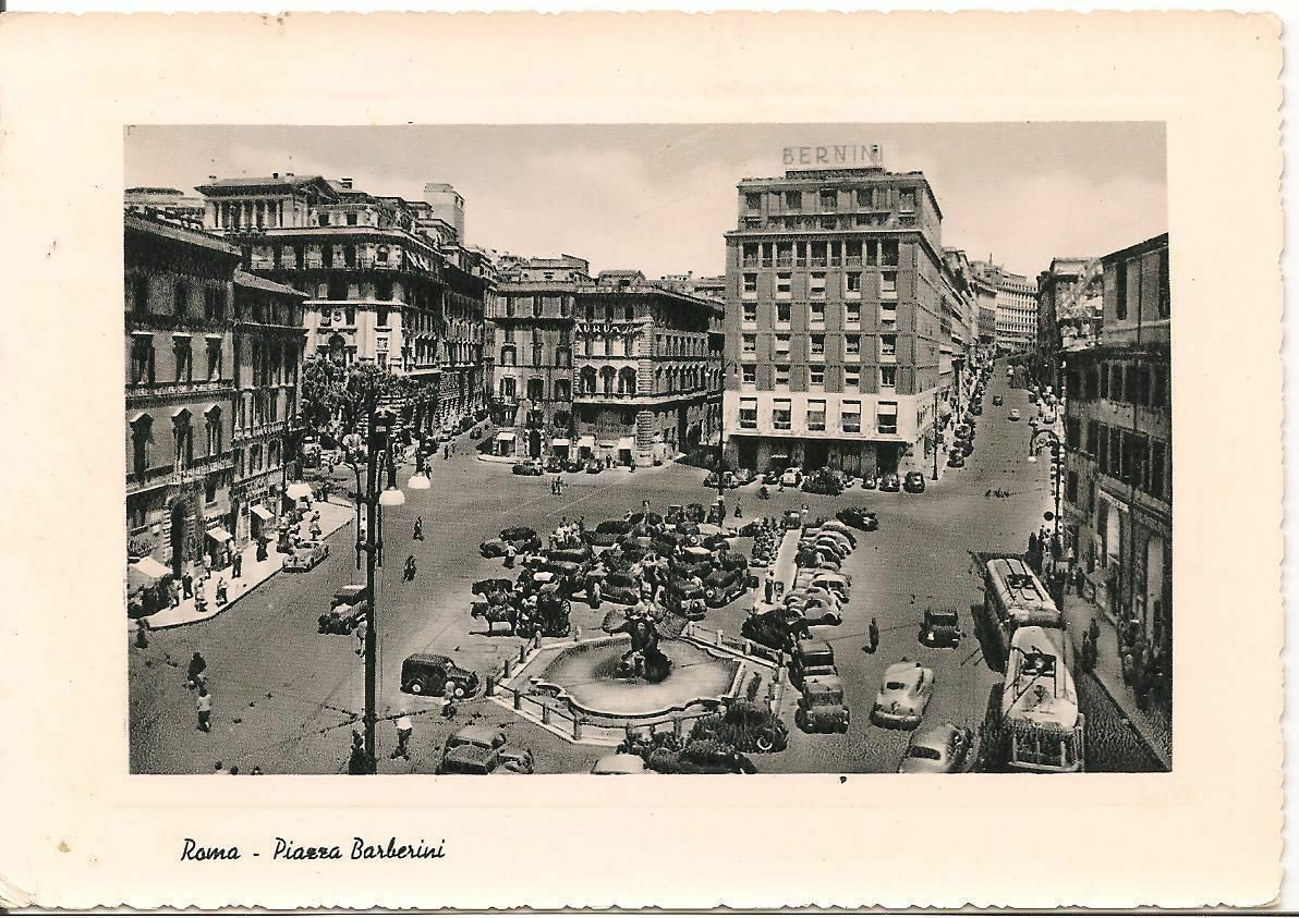 ROMA - PIAZZA BARBERINI - V1954