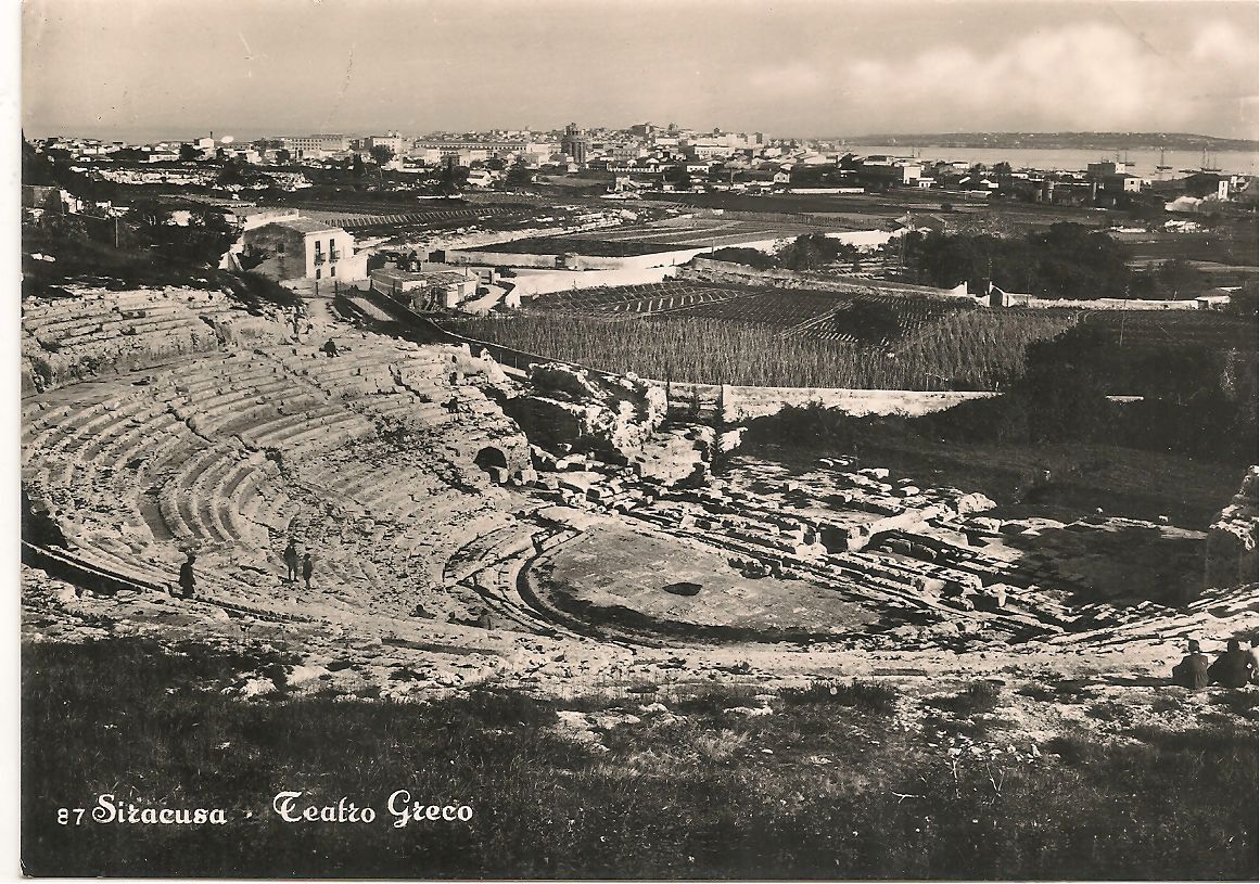 SIRACUSA - TEATRO GRECO - V1956