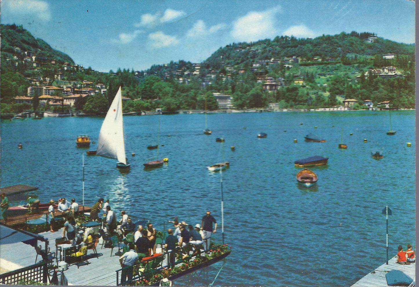 COMO - PANORAMA DA VILLA GENO - V 1968 - FG