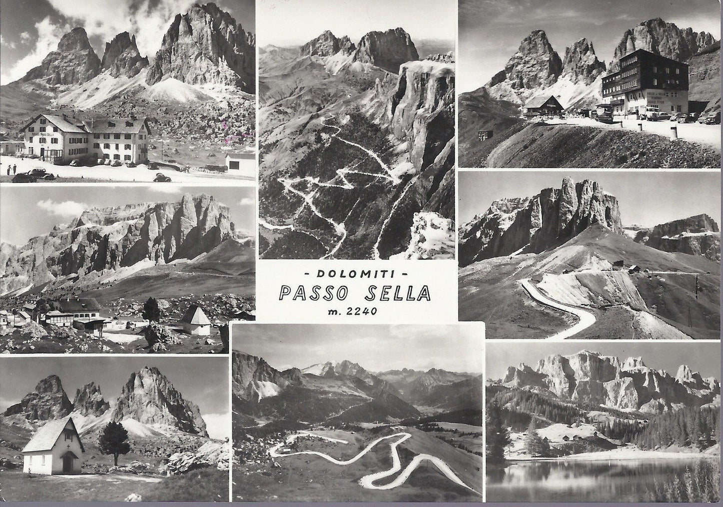 PASSO SELLA - DOLOMITI - 7 VEDUTINE - NV