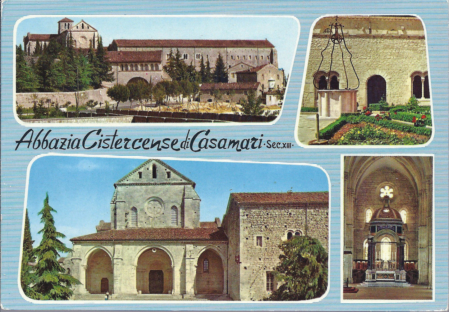 VEROLI - ABBAZIA CISTERCENSE DI CASAMARI - 4 VEDUTE - V1975